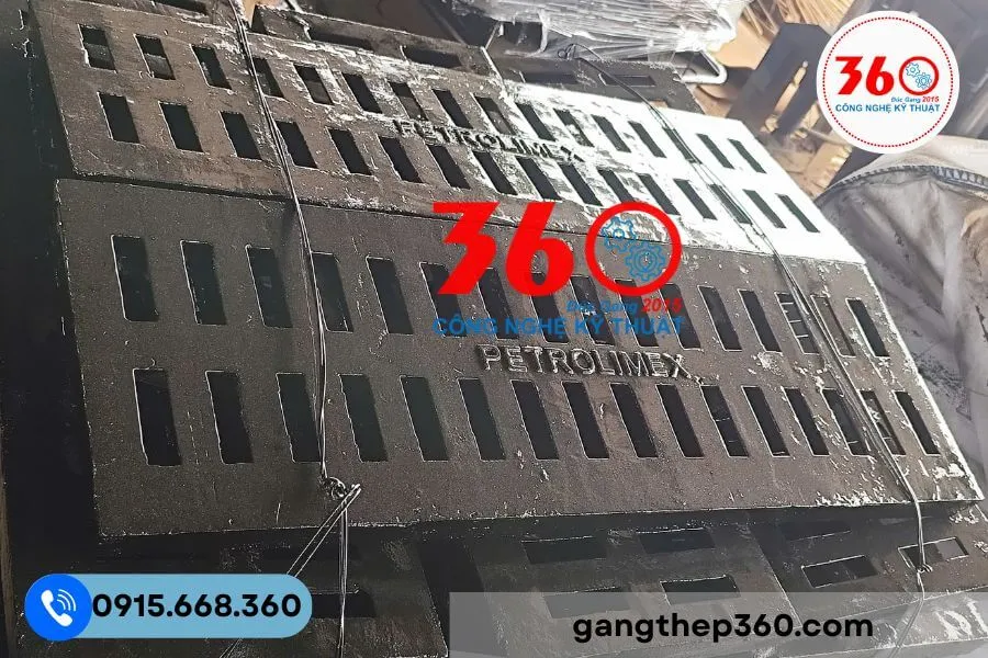 Báo giá song chắn rác gang 1000x400