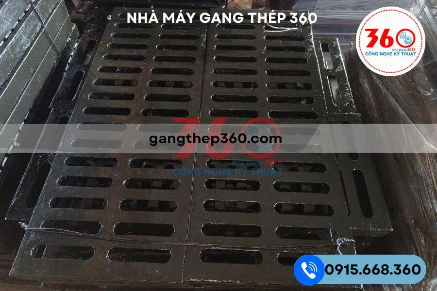 Báo giá song chắn rác gang 800x400