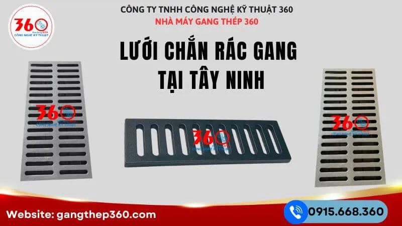 Lưới chắn rác gang tại Tây Ninh