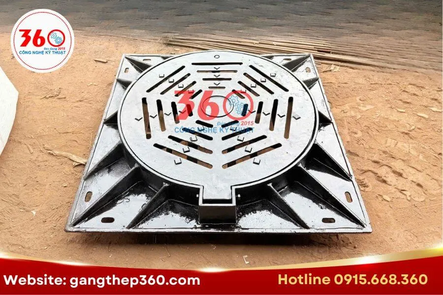 Nắp hố ga gang 1100x1100