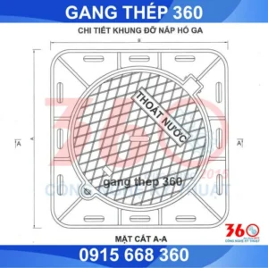 Nắp hố ga gang 1120x1120