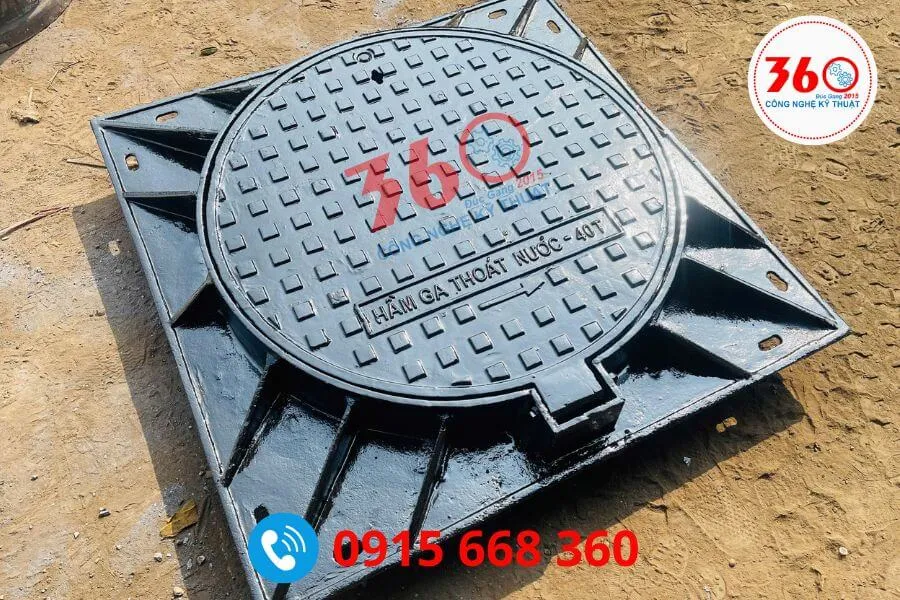 Nắp hố ga gang