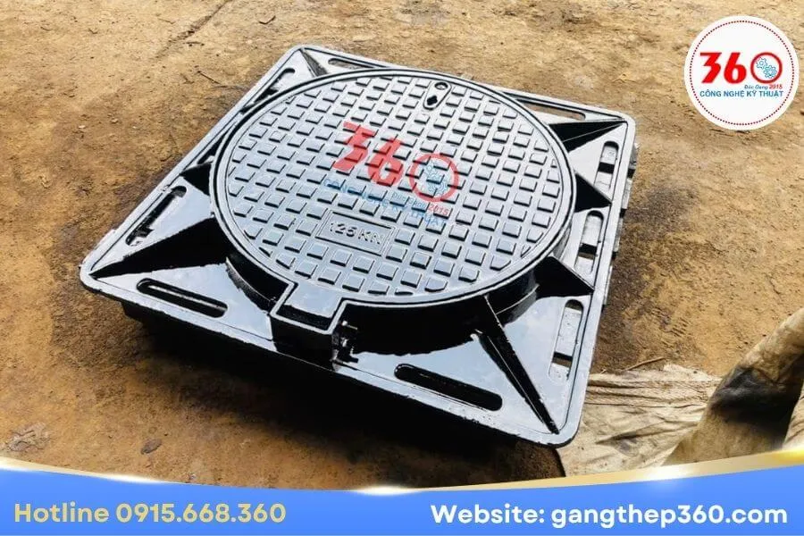 Nắp hố ga gang