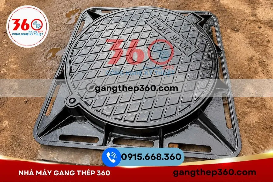 Nắp hố ga gang