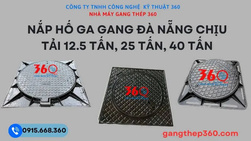 Nắp hố ga gang