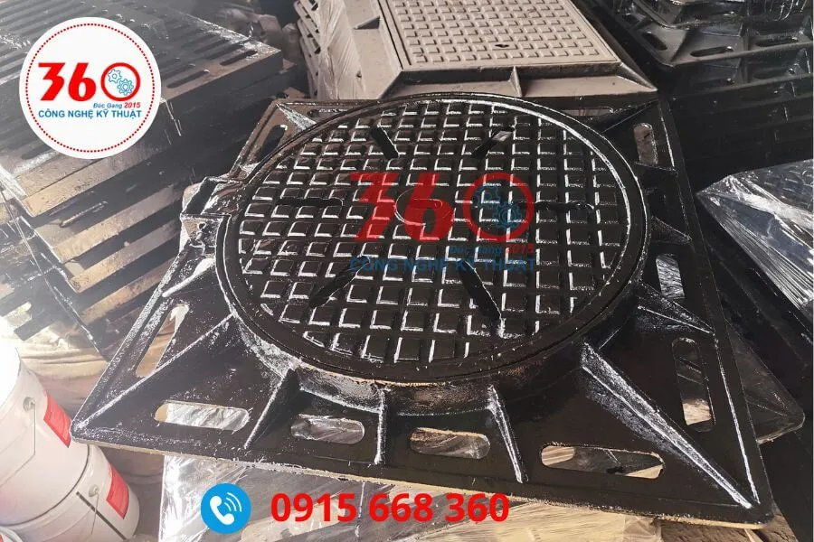 Nắp hố ga gang 800x800