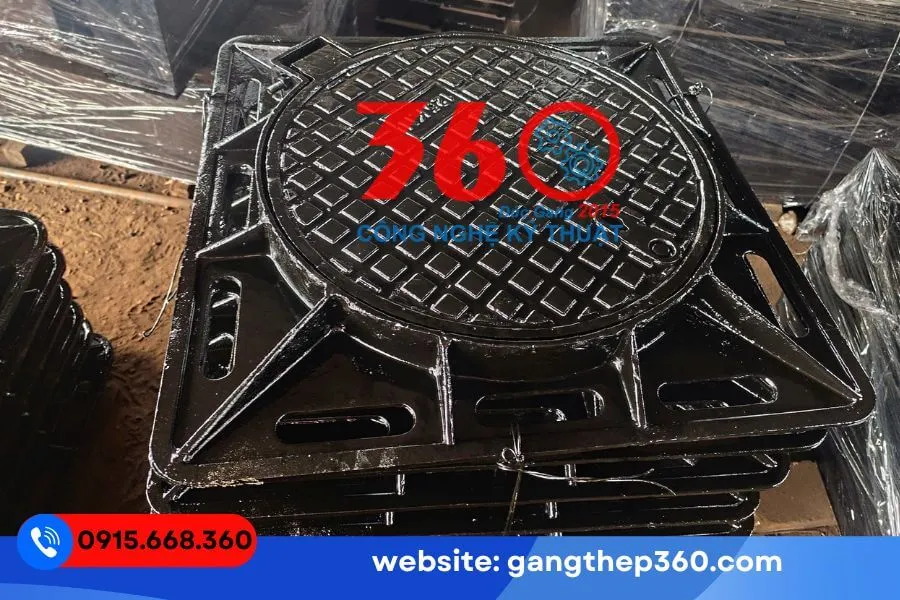 Nắp hố ga gang 850x850 tại Tây Ninh