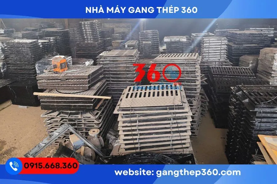 Nắp hố ga gang 850x850 tại Tây Ninh