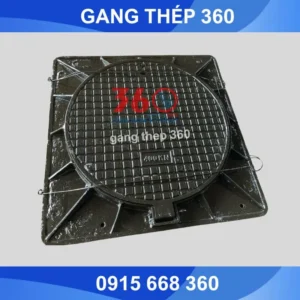 Nắp hố ga gang D1000