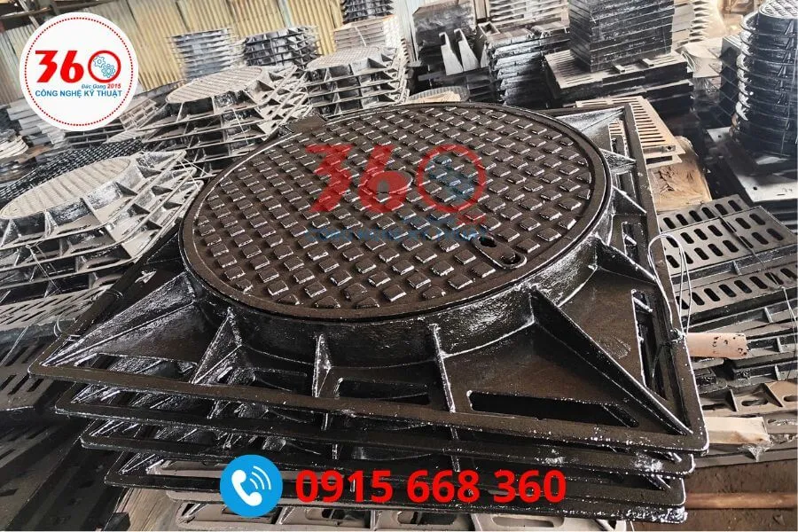 Nắp hố ga gang D940
