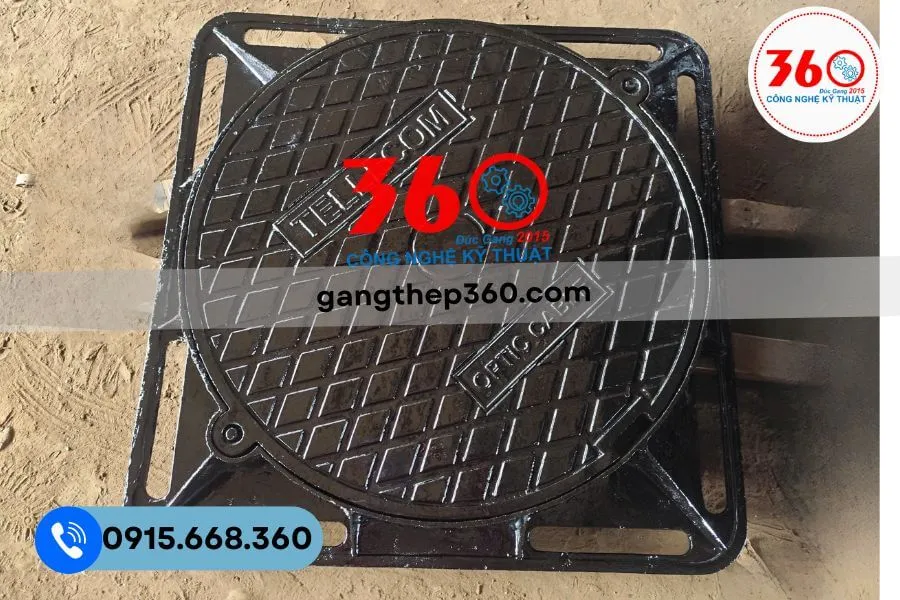 Nắp hố ga gang cầu