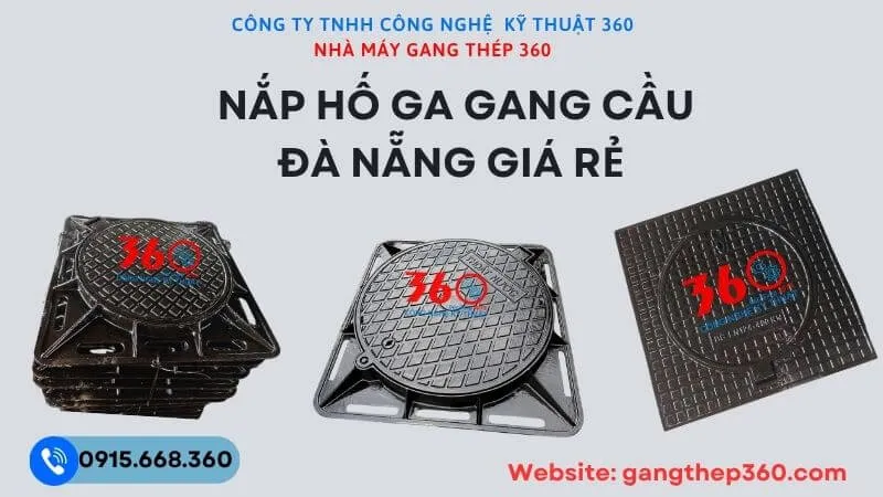 Nắp hố ga gang cầu