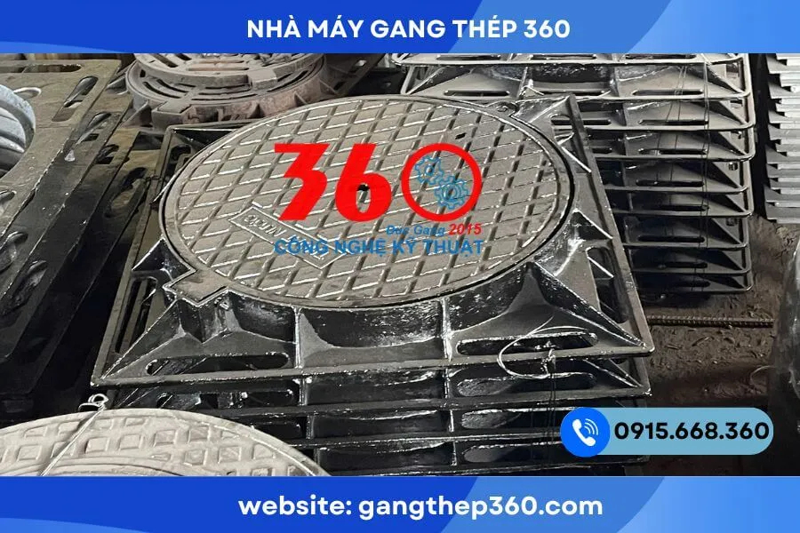 Nắp hố ga gang Đà Nẵng giá rẻ