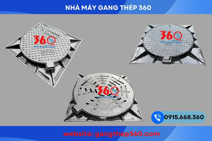 Nắp hố ga gang Đồng Nai 25 tấn