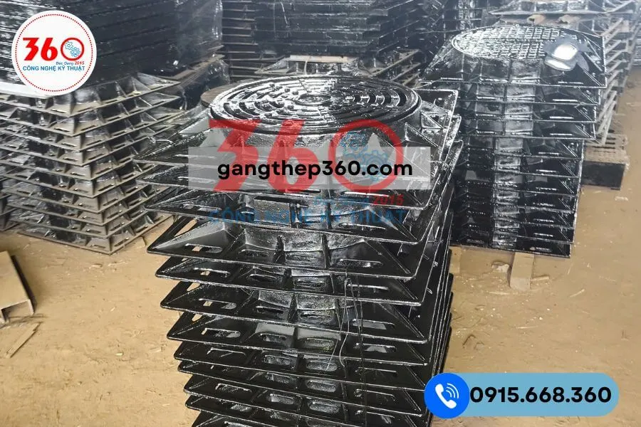Nắp hố ga gang Hà Nội 12.5 tấn