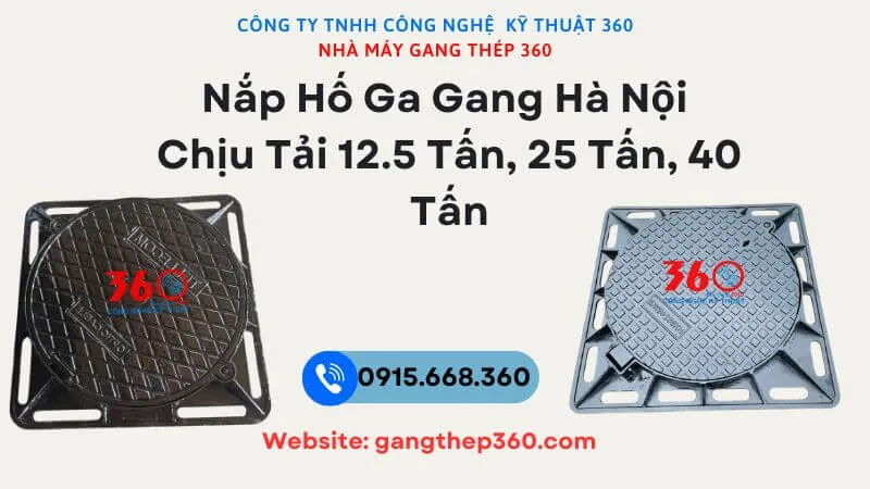 Nắp hố ga gang Hà Nội