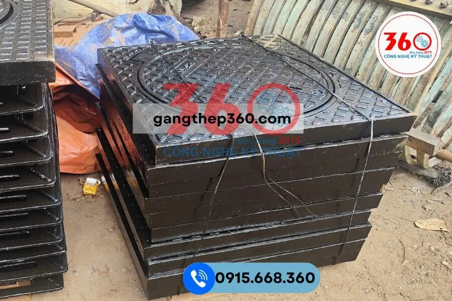 Nắp hố ga gang Hà Nội 25 tấn