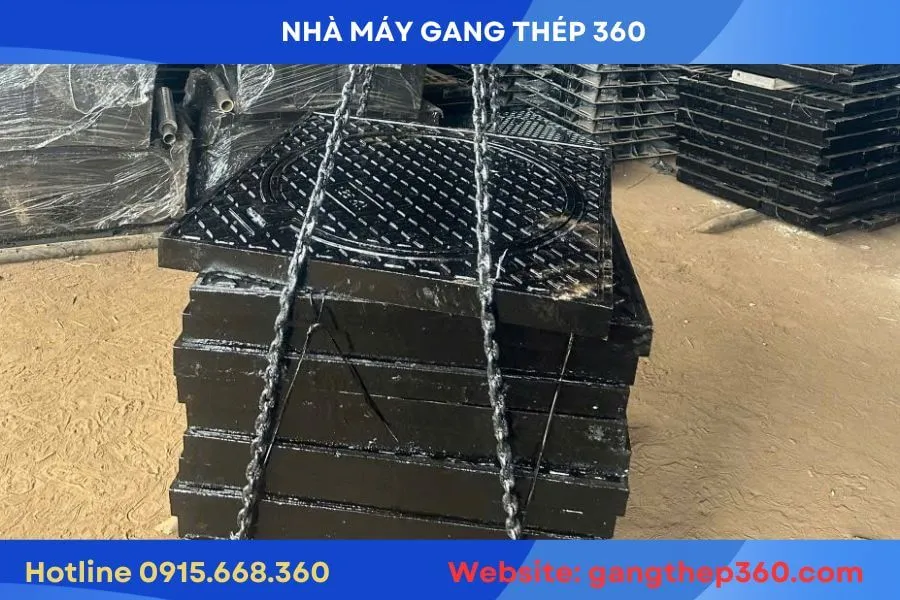 Nắp hố ga gang Hồ Chí Minh chịu tải 40 tấn