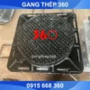 Nắp hố ga gang khung âm 1200x1200