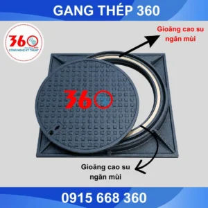 Nắp hố ga gang ngăn mùi