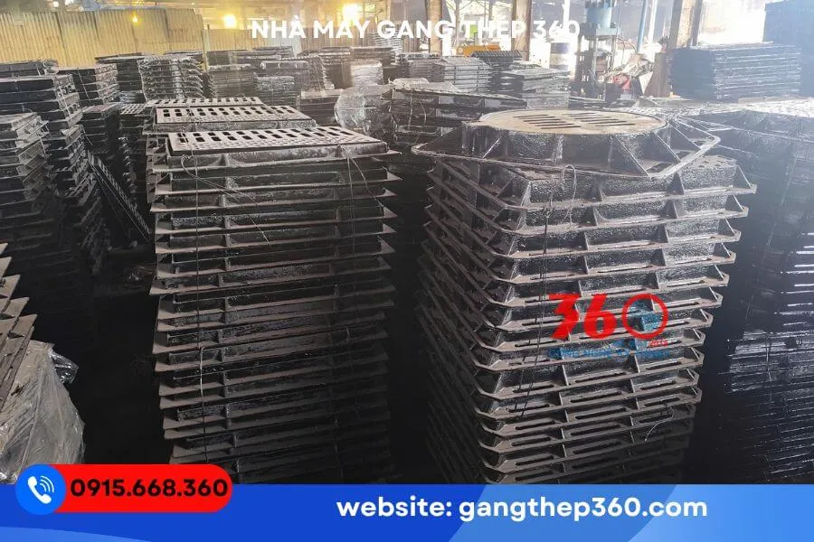 Nắp hố ga gang thoát nước Đà Nẵng