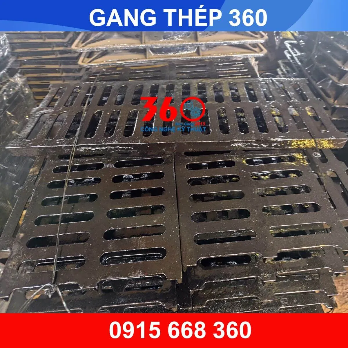 Nắp mương bằng gang 1000x500