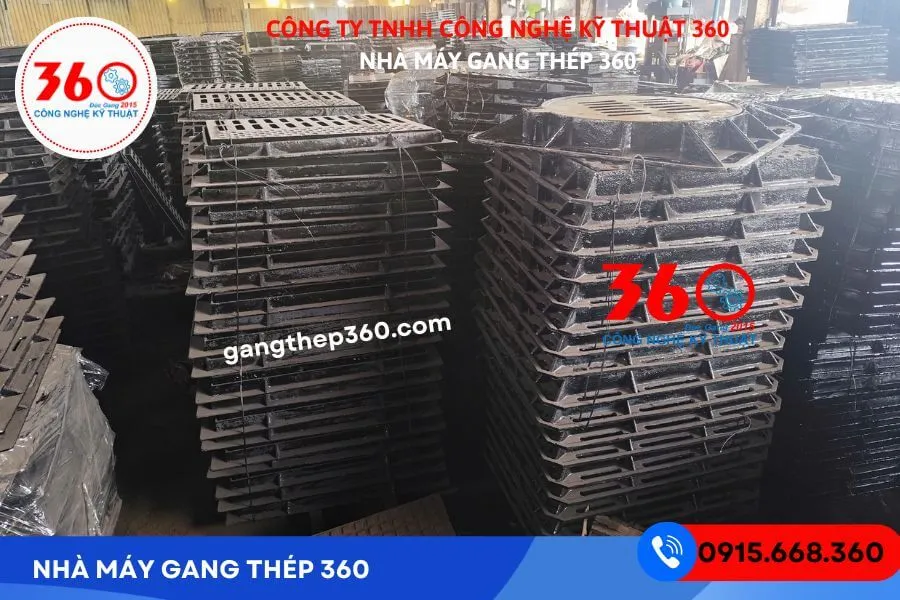 Nắp mương bằng gang 1000x500
