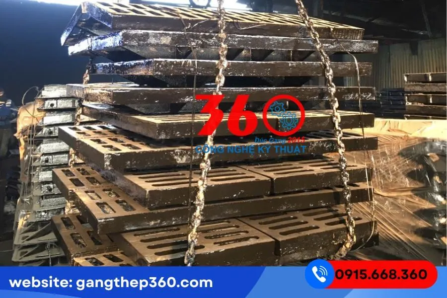 Nắp mương bằng gang tại Cần Thơ