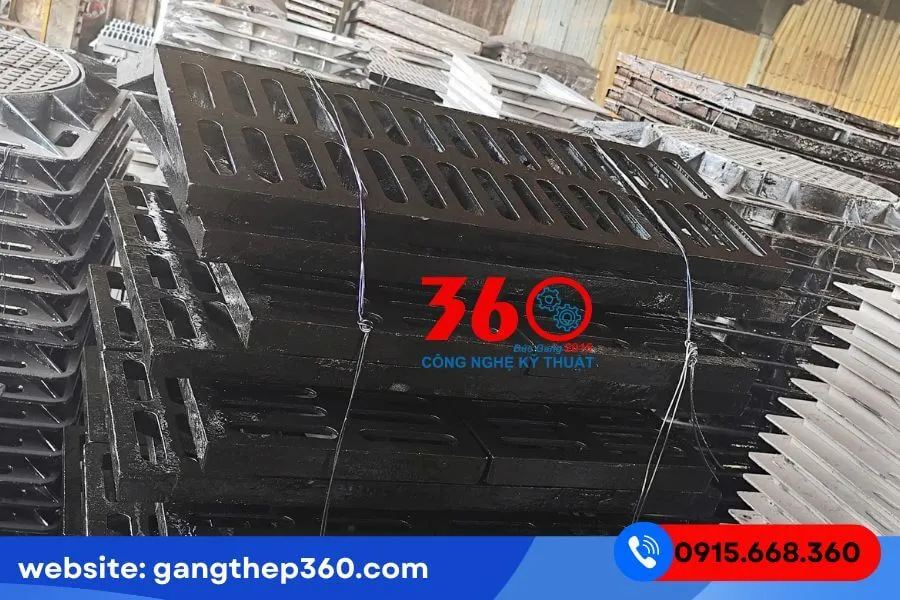 Nắp mương bằng gang tại Cần Thơ