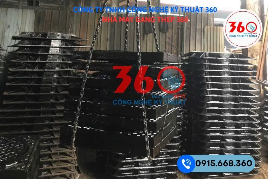 Nắp mương bằng gang tại Đà Nẵng