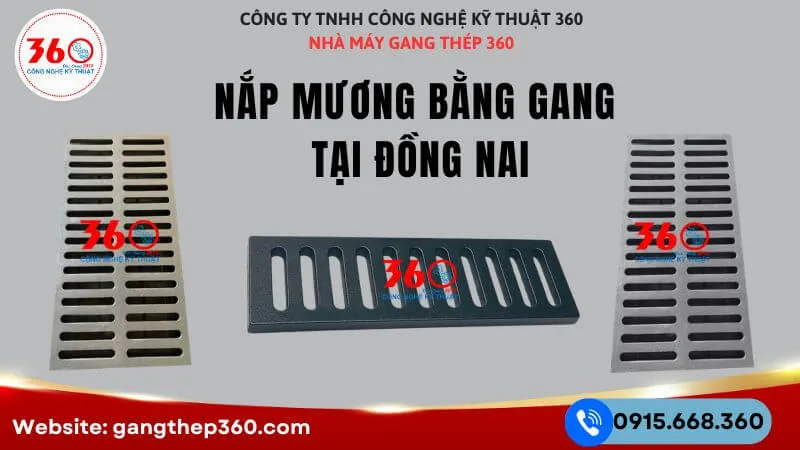 Nắp mương bằng gang tại Đồng Nai
