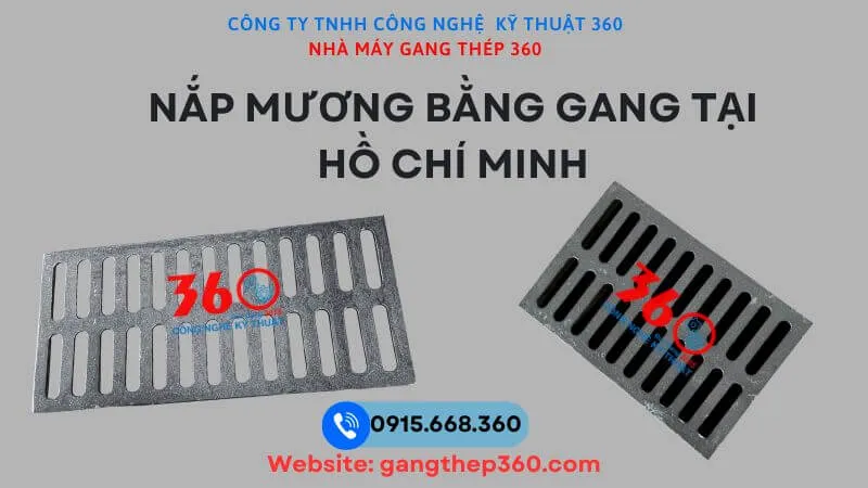 Nắp mương bằng gang tại Hồ Chí Minh