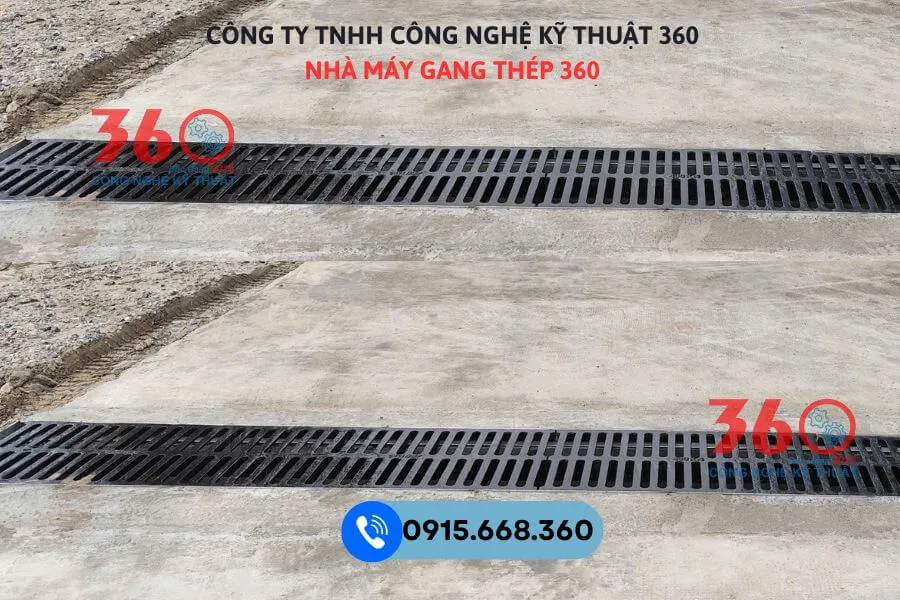 Nắp mương bằng gang tại Khánh Hòa