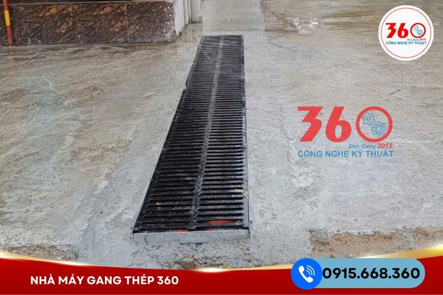 Nắp mương bằng gang tại Nha Trang