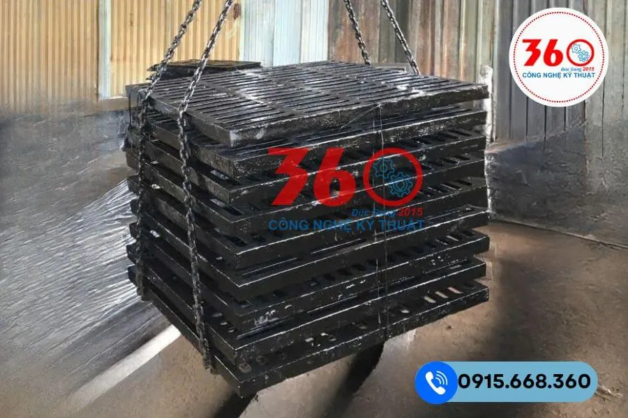 Nắp mương bằng gang tại Vũng Tàu