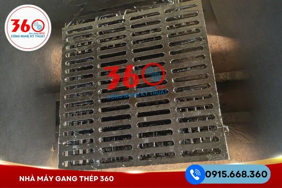 Nắp mương bằng gang tại Vũng Tàu