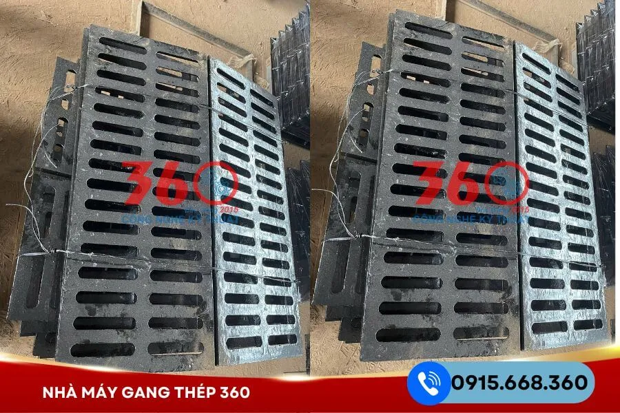 Ram dốc tầng hầm bằng gang