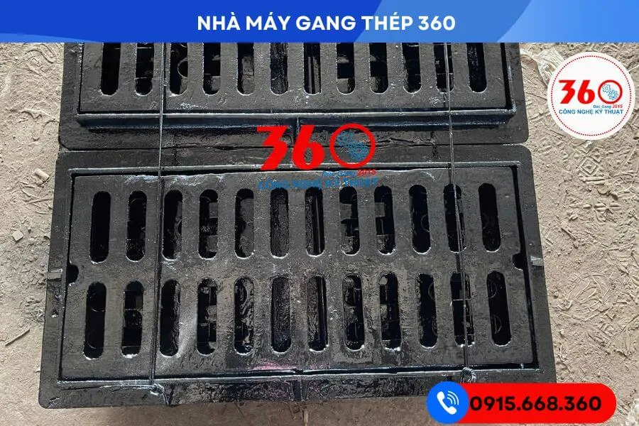 Ram dốc tầng hầm bằng gang