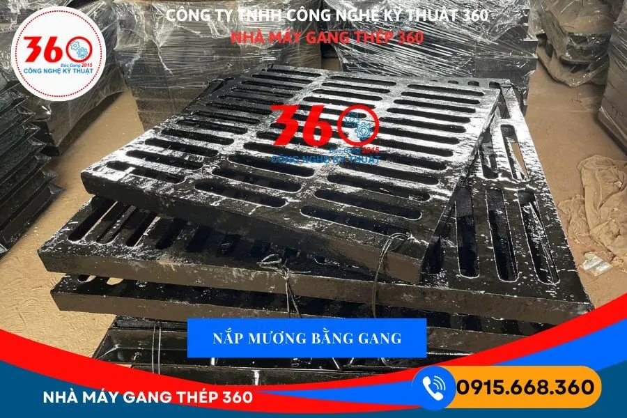 Sản xuất nắp mương bằng gang tại An Giang