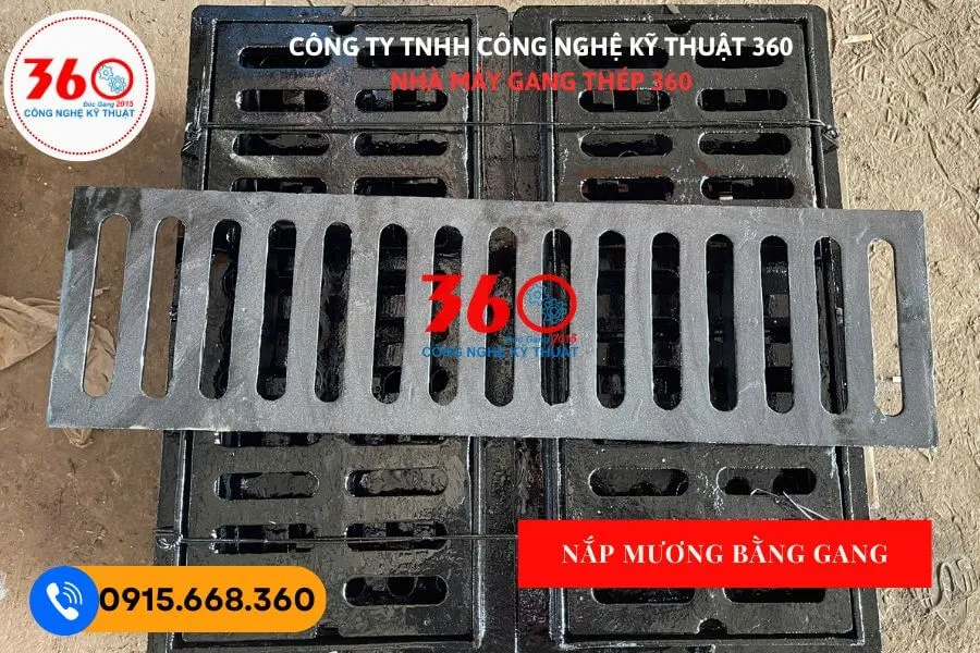 Sản xuất nắp mương bằng gang tại An Giang