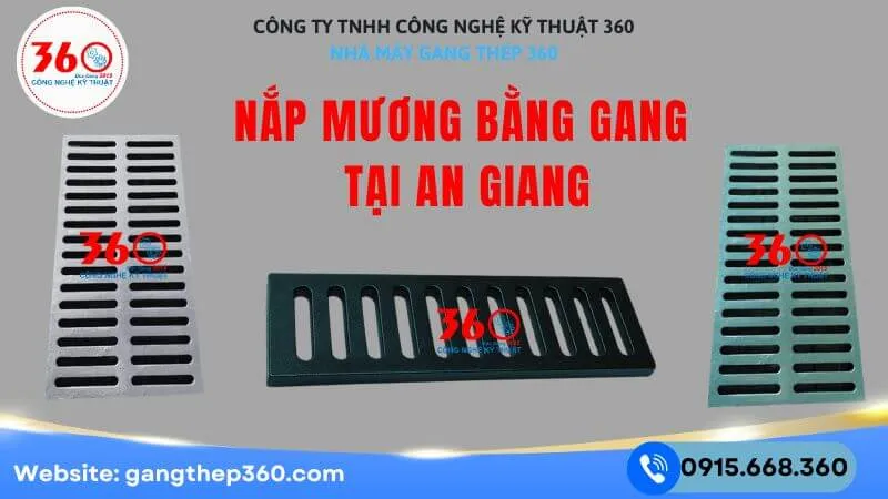 Sản xuất nắp mương bằng gang tại An Giang