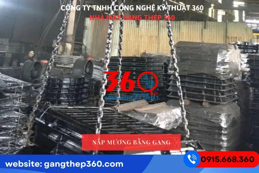 Sản xuất nắp mương bằng gang tại An Giang