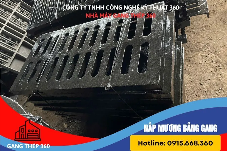 Sản xuất nắp mương bằng gang tại Bắc Giang