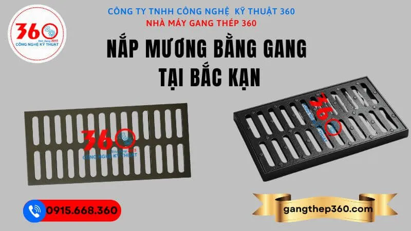 Sản xuất nắp mương bằng gang tại Bắc Kạn