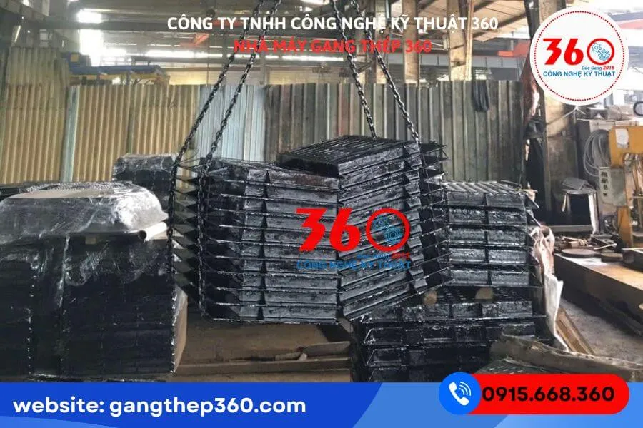 Sản xuất nắp mương bằng gang tại Bắc Kạn