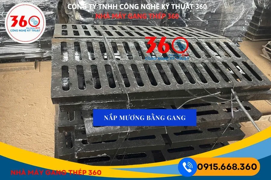 Sản xuất nắp mương bằng gang tại Bạc Liêu