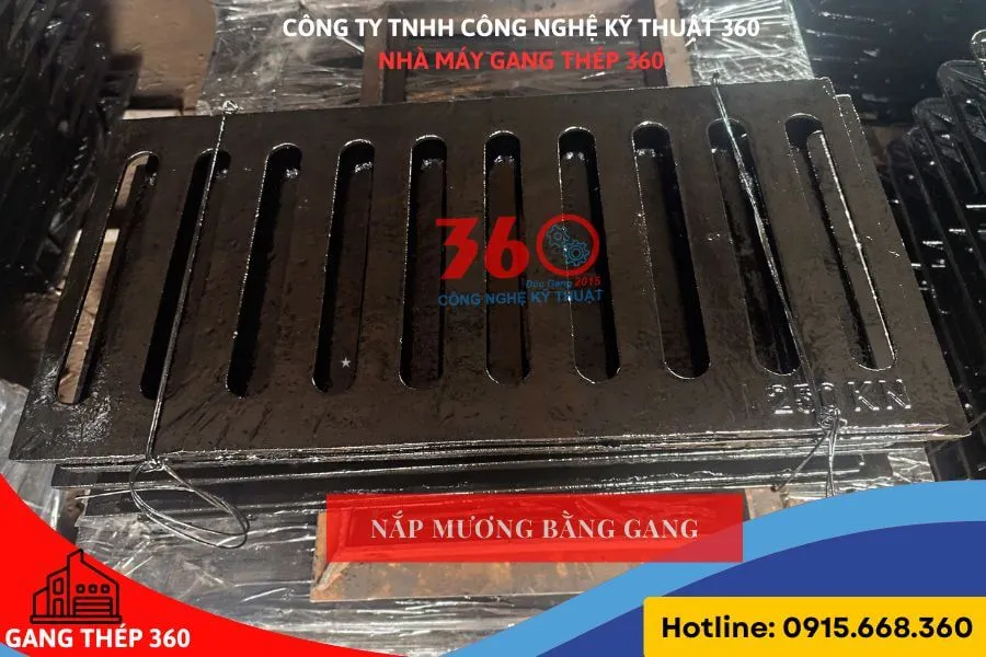 Sản xuất nắp mương bằng gang tại Bạc Liêu