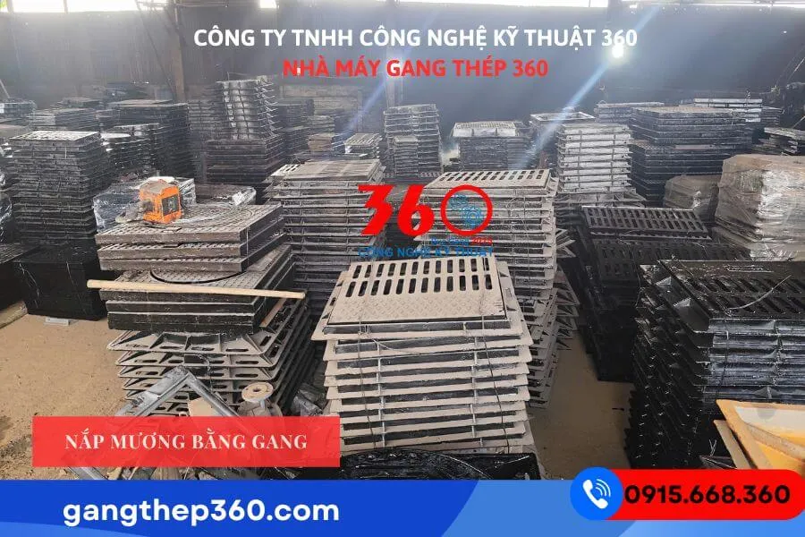 Sản xuất nắp mương bằng gang tại Bạc Liêu