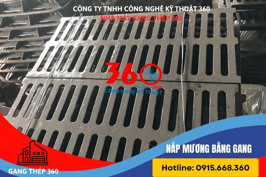 Sản xuất nắp mương bằng gang tại Bắc Ninh