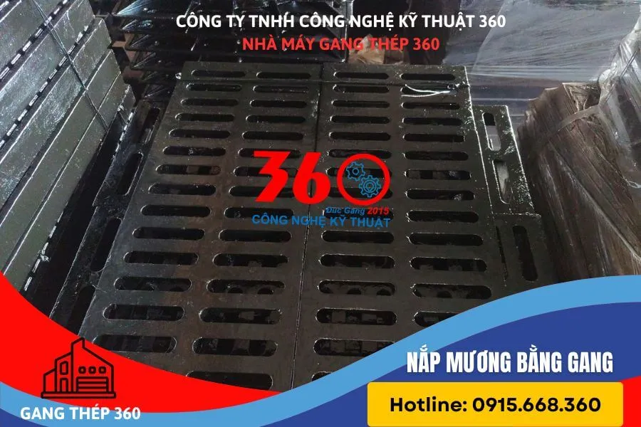 Sản xuất nắp mương bằng gang tại Bắc Ninh